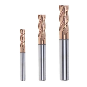 OEM 4-Flute <strong>Tungsten</strong> Steel <strong>End</strong> <strong>Mill</strong> Cutter Rigid 60 Hardness CNC Controlled 10mm Shank Diameters 10mm Coated Shank ODM - Product Image 3