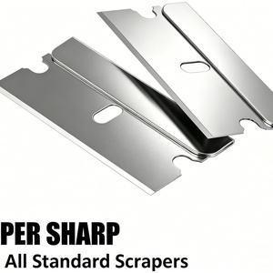 Carbon Steel 39x19x0.25mm Single <b>Edge</b> Industrial Razor Blades - Product Image 1