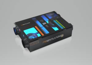 Échangeur de chaleur lavable du système ERV de plafond intelligent 250m ³/h, filtre à charbon HEPA H13 et <span class=keywords><strong>module</strong></span> d'élimination des bactéries électrostatiques - Product Image 3