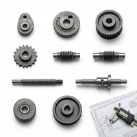 1045 4140 Acier inoxydable, Acier au carbone, Poulie excentrique à came, Pignon, Vis à métaux sans fin, Vis à billes, Roue à roulement, Usiné CNC