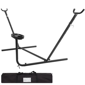 Support de <span class=keywords><strong>hamac</strong></span> de jardin extérieur de 10 pieds avec accessoire porte-gobelet de plateau de collation et étui de transport pour <span class=keywords><strong>hamac</strong></span> et balançoire - Product Image 2