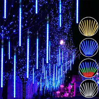 Tubes étanches de 30cm/50cm/80cm lumières de météores colorées pour arbres de mariage de Noël et jardin