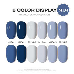 AILANUO 15ml Macaron Gel esmalte de uñas con caja 6 colores Semipermanente Set UV Gel Soak Off Nail Art Kit barniz para manicura - Product Image 2