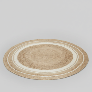 Alfombras Modernas Clásicas con Diseño Floral, Tejidas a Máquina, de Yute, Planas, Ecológicas, Antibacterianas, Antideslizantes, Elegantes para Sala de Estar - Product Image 2