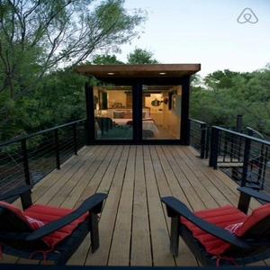 Casas Modulares Portátiles con Energía Solar, Casas Prefabricadas de Lujo en Contenedores, Casas Pequeñas Prefabricadas con Patio para Uso Airbnb - Product Image 2