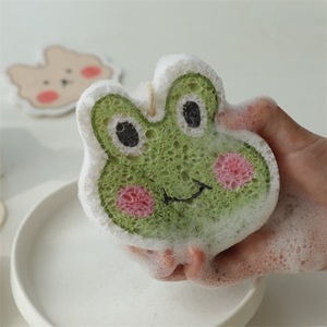Cartoon Wood Pulp Cotton Dishcloth Thickened Bamboo Fiber Kitchen Rag For Pots And Pans - Product Image 3