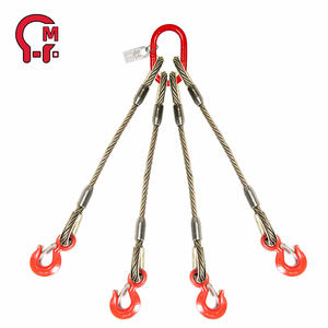 HLMスーパーサプライヤー4脚スリング容器シングルレッグワイヤーロープスリング高品質 - Product Image 5