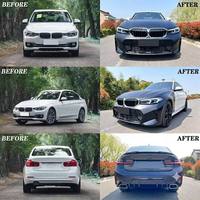 Nouveau kit de carrosserie de conversion M-Tech F30 F35 LCI pour Série 3 2013-2018 avec clips, fixation par boulons, ajustement universel