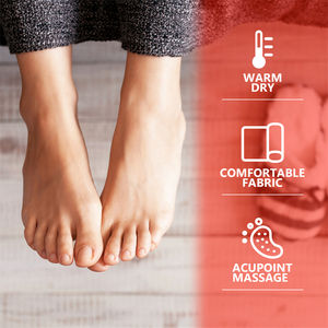 Houkea 1 paire de points d'acupuncture chaussettes de massage <span class=keywords><strong>auto</strong></span>-chauffantes ski course à pied <span class=keywords><strong>neige</strong></span> pelleter snowboard chaussettes chaudes pour l'hiver - Product Image 4