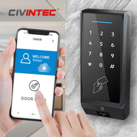 CT9 Cloud TCP IP WiFi Touch Keypad Access Control System Mifare DESFire RFID NFC BLE Mobile APP for Secure Entry Management