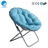 Chaises pliantes en demi-lune pour adultes, pour l'intérieur et l'extérieur du jardin, chaises à vaisselle, chaise pliante rembourrée en tube d'acier