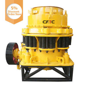 Concasseur Symons 3 pieds 80tph pour roche andesite, concasseur à cône Symons 100t pour pierre, applications minières de concassage avec moteur et roulement - Product Image 1