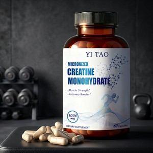 Los fabricantes OEM y ODM venden directamente cápsulas de monohidrato de creatina para adultos - suplementos dietéticos que aumentan la energía. - Product Image 1