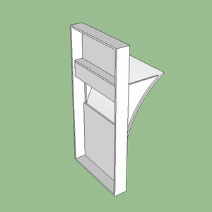 Lavabo da Parete Illuminato in Superficie Solida <span class=keywords><strong>Corian</strong></span> Lucida di Piccole Dimensioni Design per <span class=keywords><strong>Bagno</strong></span> d'Hotel - Product Image 5