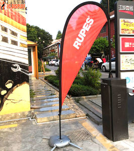 Mástil Telescópico para Bandera de <span class=keywords><strong>Playa</strong></span>, Bandera de Pluma en Oferta, Bandera de <span class=keywords><strong>Playa</strong></span> para Exteriores, Bandera Voladora para Carretera, Bandera de Poliéster Impresa - Product Image 5