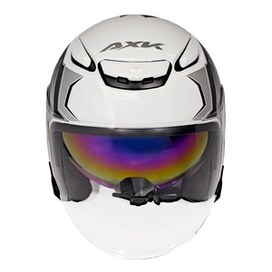 <span class=keywords><strong>Casco</strong></span> <span class=keywords><strong>de</strong></span> Motocicleta Abierto <span class=keywords><strong>de</strong></span> Alta Calidad, Material ABS, Visores Dobles con Lente Interior Ajustable <span class=keywords><strong>Antivaho</strong></span>, Cómodo - Product Image 6