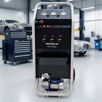 Máquina de Recuperación y Recarga de Refrigerante R134a para Aire Acondicionado de Automóvil HONOW L180A AC 220-240V Capacidad del Cilindro 13.6kg