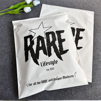 Sac d'emballage de vêtements personnalisé avec logo de marque Ziplock noir givré sac curseur fermeture éclair sacs en plastique pochette pour t-shirt
