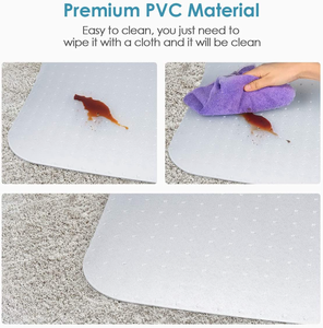 <span class=keywords><strong>Tapis</strong></span> rectangulaire transparent protecteur de sol <span class=keywords><strong>tapis</strong></span> de <span class=keywords><strong>chaise</strong></span> en PVC clouté <span class=keywords><strong>antidérapant</strong></span> - Product Image 5