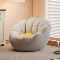 Canapé paresseux moderne minimaliste en tissu rembourré de mousse - Ottoman multifonctionnel pour la sieste et le lit, idéal pour chambre, balcon, style tatami