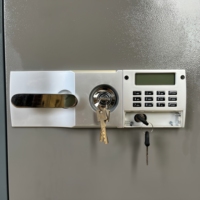 Lemari Brankas Logam Anti Maling dan Tahan Api dengan Kunci Digital dan Mekanis untuk Keamanan Rumah