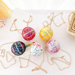 Meninas bonitos Casual Tote Coin Purse <span class=keywords><strong>Bag</strong></span> All-Over Impresso Bola redonda Design para Crianças - Product Image 1