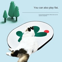Planche à gratter pour chat en carton ondulé, motif Cactus, jouet mural pour le divertissement et le tranchage des griffes, fabriqué en Chine