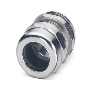 1411192 Cabeza de Contacto de Níquel y Latón, M40 X 1.5, Diámetro de Cable de 19 mm a 27 mm, IP68, Plateado, Serie G INSEC - Product Image 1