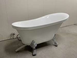 Rokbath-<span class=keywords><strong>Bañera</strong></span> real para baño de lujo, <span class=keywords><strong>bañera</strong></span> de princesa en blanco puro con grifo de ducha, superventas, 2017 - Product Image 5