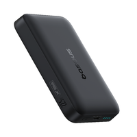 Vente en gros de la batterie externe magnétique ultra-mini Baseus EnerFill FM11 10000mAh 22.5W noire, avec câble Type-C vers Type-C 30cm inclus