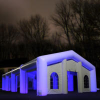 Carpas Inflables Gigantes Comerciales para Bodas, Eventos, Fiestas, con Luces LED, Carpa Inflable para Fiestas