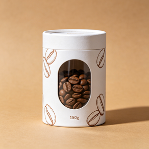 Boîte d'emballage alimentaire et pour café biodégradable sur mesure, lot de 5, conteneur de stockage pour grains de café de 2 oz - Product Image 2