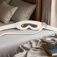 Masseur de tête avec compresse chaude, rechargeable, vibration, appareil de massage de la tête et des yeux, ABS, portable, usage domestique