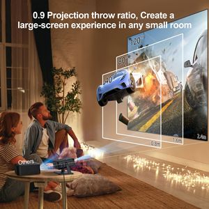 Новый ультралегкий проектор 2026 года (0,5 кг) с сенсорным управлением и регулируемой подставкой для развлечений в движении - Product Image 3