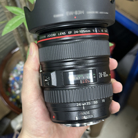 Objectif zoom haute qualité d'occasion pour EF24-105mm F4L IS USM, plein format, filtre 77 mm, mise au point automatique, prix bas, équipement de studio photo