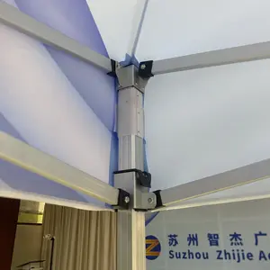 Tenda personalizzata per il mercato pop-up gazebo tenda per eventi personalizzata con baldacchino di lusso in alluminio per esterni con logo