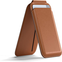 Dompet Kartu Magnetik Tipis, Tempat Kartu Magnetik untuk iPhone 16 15 14 13 12, Dompet Ponsel Lipat Berbahan Kulit PU