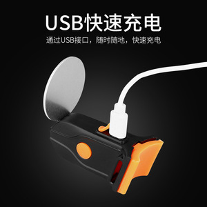 Yueli Bicycle Taillight USB Charging Rechargeable LED IPX4 Waterproof Mountain Road Bike Night Riding Warning <b>Light</b> - Product Image 5