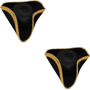 Chapeau de Pirate de Cosplay de fête d'halloween, chapeau de Style pastoral, chapeau de luxe de guerre révolutionnaire - Product Image 5