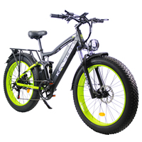 Vélo électrique tout-terrain Keteles K802, nouvelle arrivée, moteur brushless 48V 250W, batterie 13Ah, freins à disque hydrauliques, pneus larges.