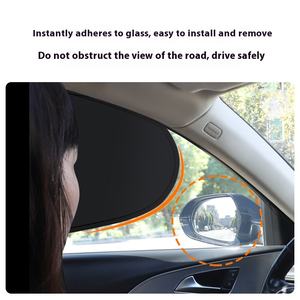 Parasol de <span class=keywords><strong>vinilo</strong></span> para ventana lateral de coche, película electrostática adhesiva, aislamiento térmico, cortina de protección solar - Product Image 2