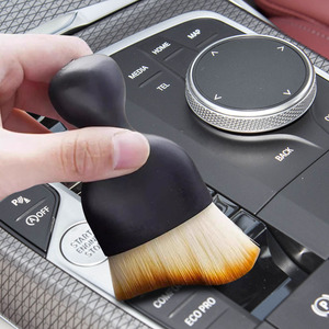 Cepillo para limpiar el polvo del interior del coche, cepillo de cerdas suaves, herramienta para lavar el coche, removedor de polvo para coche, cepillo para limpiar las rejillas de ventilación del coche, cepillo para teclado - Product Image 3