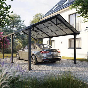 Abri de voiture en polycarbonate traité thermiquement de haute qualité avec structure en aluminium pour garage et stationnement - Product Image 2