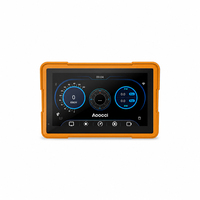 Aoocci Navigateur GPS pour moto 7 pouces avec CarPlay, caméra DVR avant et arrière, WiFi, système de navigation pour vélo étanche IP67