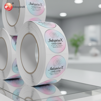 Étiquettes d'emballage personnalisées en vinyle adhésif imperméable avec hologramme pour flacons de 3 ml, parfums et lotions