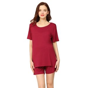 בגדי הריון קיץ פיג'מה הנקה בגדי לילה הנקה האכלה בגדי שינה הנקה בגדי הריון S-XXL - Product Image 6