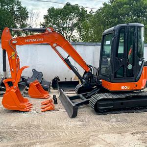 Mini Excavadora Japonesa Original Hitachi ZX50 de 5 Toneladas, Excavadora Usada Estable Hitachi 35U, Excavadora Hidráulica Pequeña de Orugas - Product Image 1