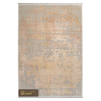 Tapis persan haut de gamme LandScopeTech 1200 Reed Baroque Abstrait, tapis tissé Wilton, lustre de soie, support en coton, tapis de designer