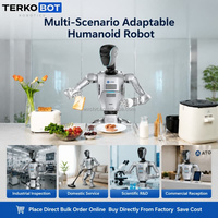 TERKOBOT ATOM Max, Robot Humanoide Bípedo de Tamaño Completo, 41DOF, Carga Útil de 7 kg, IA Incorporada, Robot de Servicio Industrial con Control Remoto MR