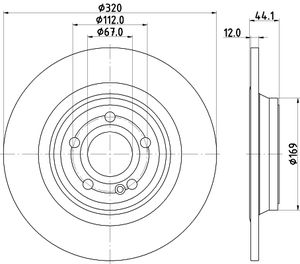 Sistemas de frenos automáticos Repuestos Pastillas de freno Eje trasero Rotor de disco de freno sólido 2474230312 92324303 para <span class=keywords><strong>MERCEDES</strong></span> BENZ - Product Image 5